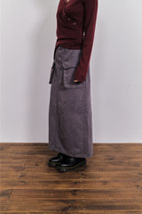 Rivet Pigment Skirt (2color)
