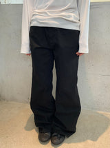 Blimis Cotton Semi Bootcut Pants