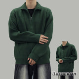 Lael Zip-Up Cara Cardigan (Green)
