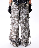 "005 MILY"" CAMO FLAG CARGO PANTS"
