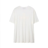 Lace Cross Half T-shirt - IVORY