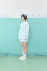 ココヘンリーネックワッフルトップ (MINT)