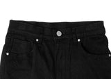 Insu Pocket Slit Cotton Capri Pants
