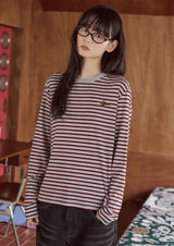 26SS★ Puppy Stripe Long Sleeve
