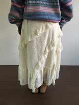 リクロシェットニットロングスカート (1color)