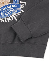 Women's Bear Friends ピグメントスモーキークロップドスウェットシャツ チャコール (FCF1TS206W)