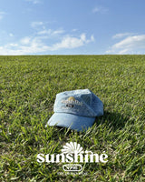 SUNSHINE WASHED DENIM BALL CAP / BLUE