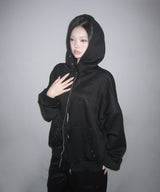 roxy stud hood zip-up (2colors)