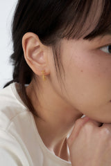 [silver925] ダンデライオンピアス - ゴールド