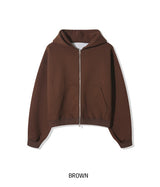 Cloud Overfit Crop Hoodie
