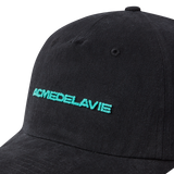 25SS TUFT EMBROIDERY LOGO BALLCAP BLACK