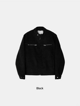 [F/W] ウルフファーバイカージャケット(3color)