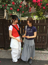 Cozy Check Long Skirt (2color)