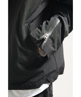 HIDDEN SHIRT JACKET-BLACK