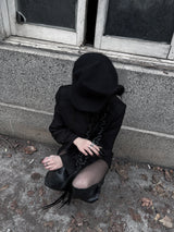 soft knit beret cap (2color)