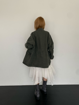 シフォンアンバランススカート