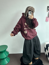 TWO PINTUCK RIVET BELT BALLOON LONG PANTS 🤎🖤💙3COLOR
