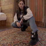  Hi Diamond Quilted Padded Boots _B5559