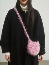 Hairy Mini Bag - Pink