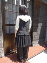 Avo dot sleeveless bl ( 2color )