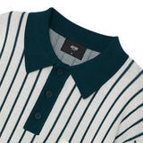 STRIPED POLO SWEATER