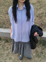 Striped Loose-Fit Shirt