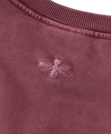 P.Basic cross Sweatshirt _ Solid pink 