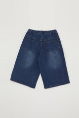 Plain Washed Bermuda Denim (2color) (No.961)