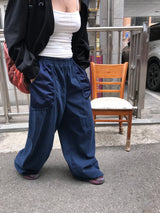メッシュポケットコットンパンツ