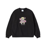 25FW WOMAN AC ベアハートスウェットシャツ ブラック