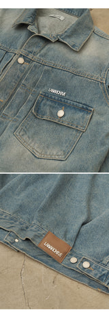 [0001] Signature Mold Crop Denim Jacket