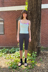 HENLEY BUTTON CAMISOLE - MINT