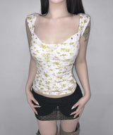 amy floral top (3colors)