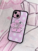 Candy bonbon phone case (baby pink) - black glass - magsafe