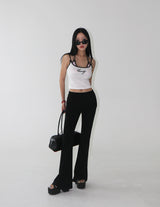 Rollup Bootcut Leggings Pants