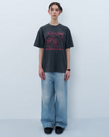 リボンキャッツTシャツ　チャコール