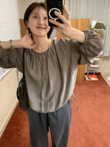 Hour string blouse