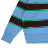 STRIPED COLLAR KNIT SWEATER (UNISEX)_SYF6SW01SB