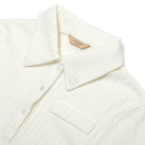 [LINE] Unbalanced Ribbed Polo T-shirt (3c)