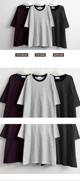 Boxy fit Coloring Thinline Short-sleeved T-shirt