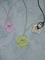 gleaming star cheek pendant [white]