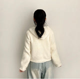 Liat Pocket Point Fluffy Fleece Hooded Zip-Up