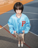 P ロゴボンバー - スカイブルー