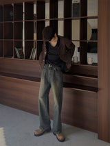 ASCLO Vintage Oil Denim Pants