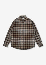 DEE Peach Check Oxford Shirts