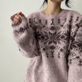 Rafi Brush Snowflake Nordic Knit