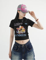 Teddy cropped T-shirt
