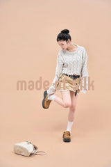 ロングスリーブミックスニット / long sleeve mix knit