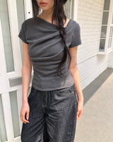 ニューマドレープ半袖Tシャツ