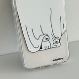 The cat that became a nun phone case